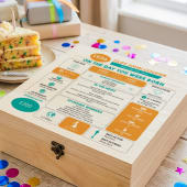 Personalised The Day You Were Born - 90th Birthday Keepsake Box Product Image