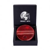 Cricket Red Buffalo Leather Coaster