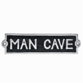 "Man Cave" Metal Plaque