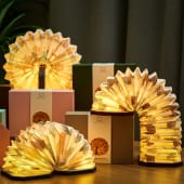 Velvet Accordian Lamps