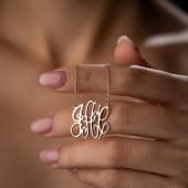 Personalised Monogram Necklace Product Image