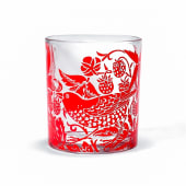 William Morris Raspberry Glass Tumbler