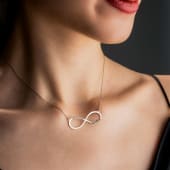 Personalised Infinity Name Necklace Product Image