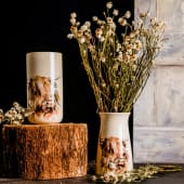 Meg Hawkins Highland Cow Ceramic Vases