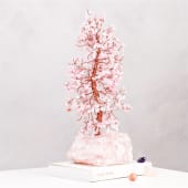 Rose Quartz "Love" Gemstone Trees