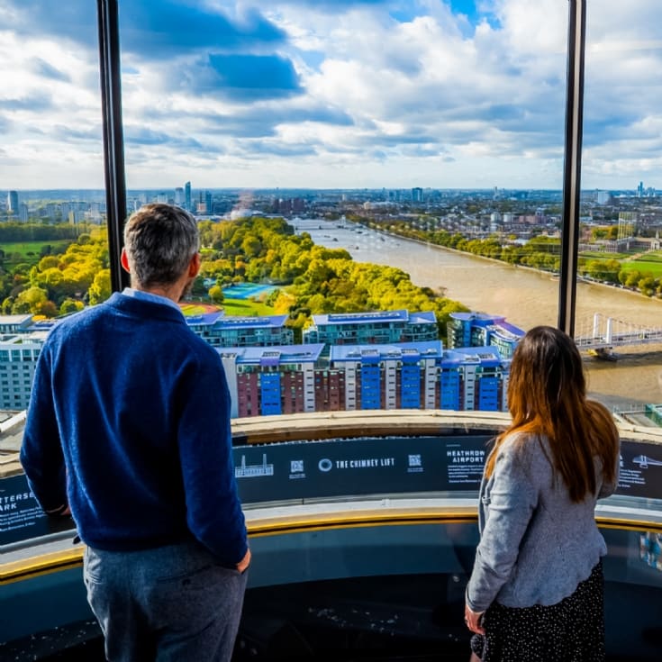 The Chimney Lift at Battersea Power Station & 3 Course Lunch for 2 product image
