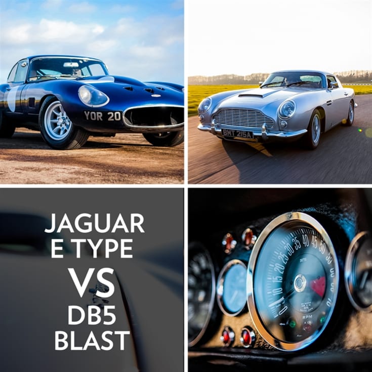 The Gift Experience Jaguar E Type Vs Db5 Blast