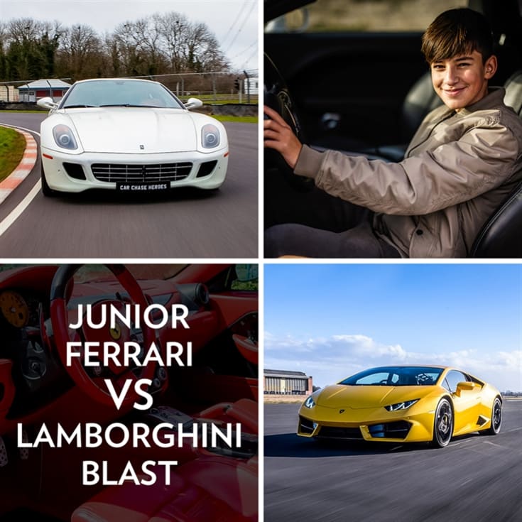 The Gift Experience Junior Ferrari Vs Lamborghini Blast