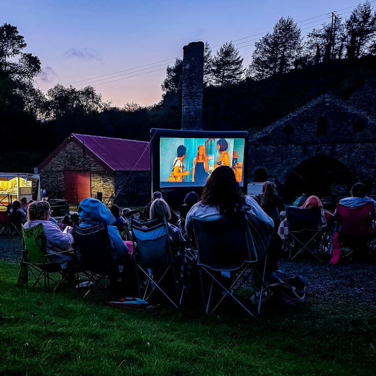 Family Outdoor or Drive In Cinema with Pizza product image