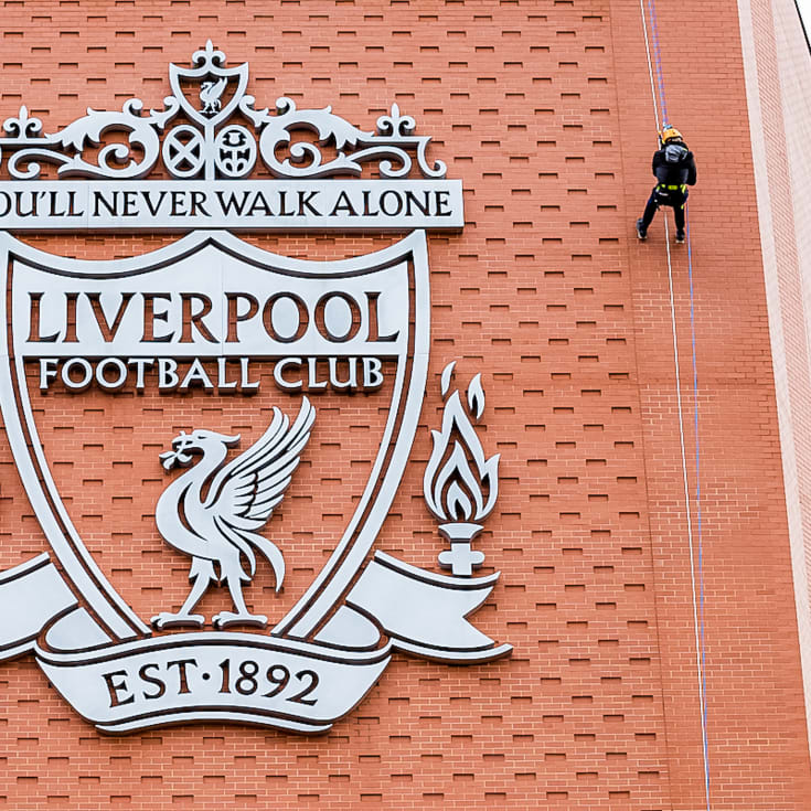 The Anfield Abseil for One Adult & One Junior at Liverpool FC product image