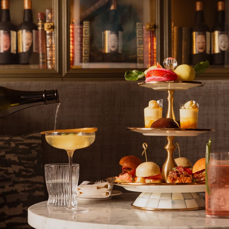 Japanese & Mediterranean Afternoon Tea for Two at La Bibliothèque product image