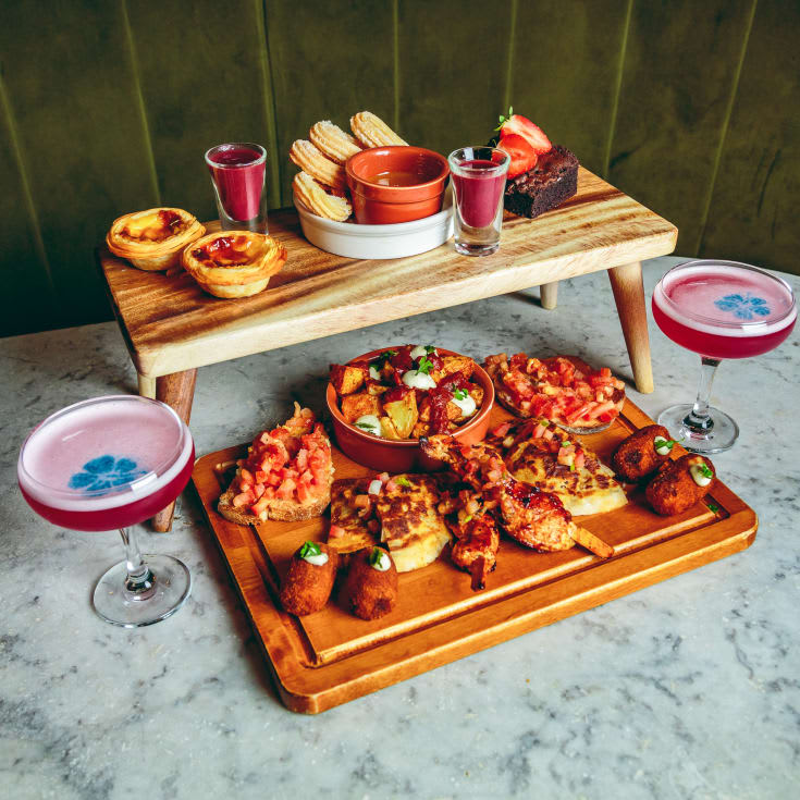 Afternoon Tea for Two with Fizz or A Cocktail at Revolution Bars product image