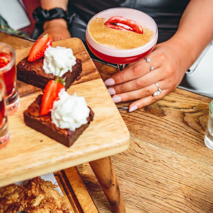 Afternoon Tea for Two with Fizz or A Cocktail at Revolution Bars product image