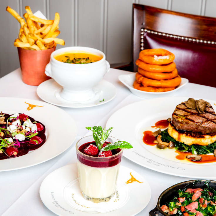 2 Course Meal & Cocktail at Marco Pierre White's London Steakhouse Co product image