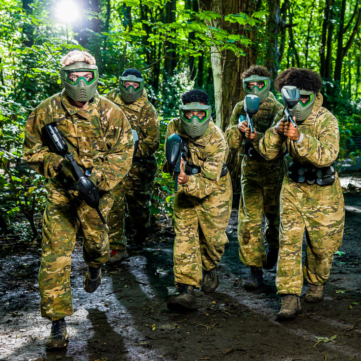 Forest Paintballing for Two with 200 Paintballs product image