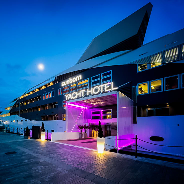 Executive Yacht Overnight Stay with Dinner and Wine on the Sunborn product image