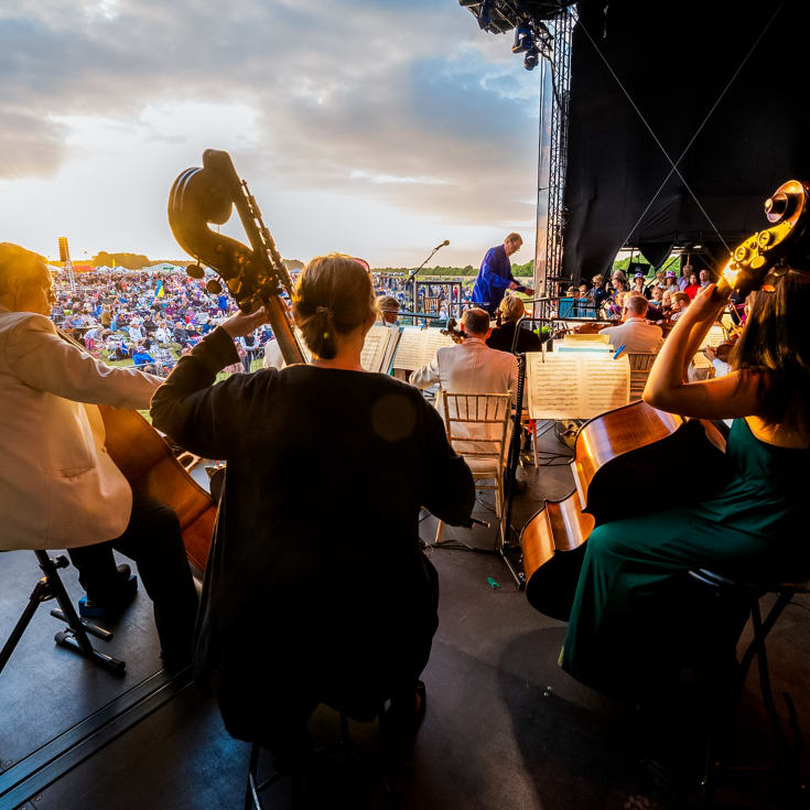 Outdoor Proms Concert for Two with a Bottle of Bubbly product image