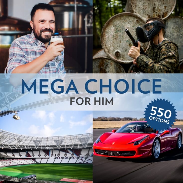Mega Choice for Him - Experience Day Voucher product image