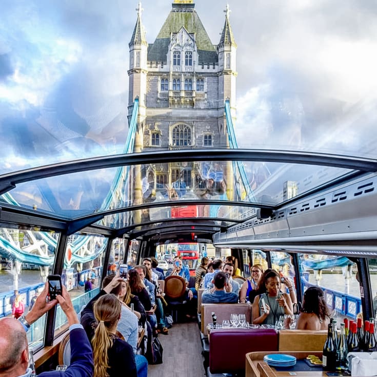 Gourmet London Bus Lunch Experience for Two product image