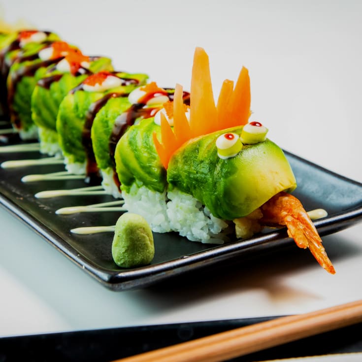 The Gift Experience Red Roll Your Own Dragon Sushi Class For Two