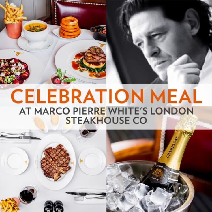 Celebration Meal at Marco Pierre White's London Steakhouse Co product image