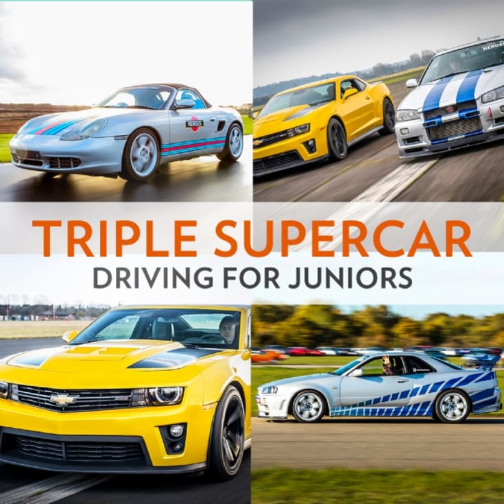 Triple Supercar Drive for Juniors product image