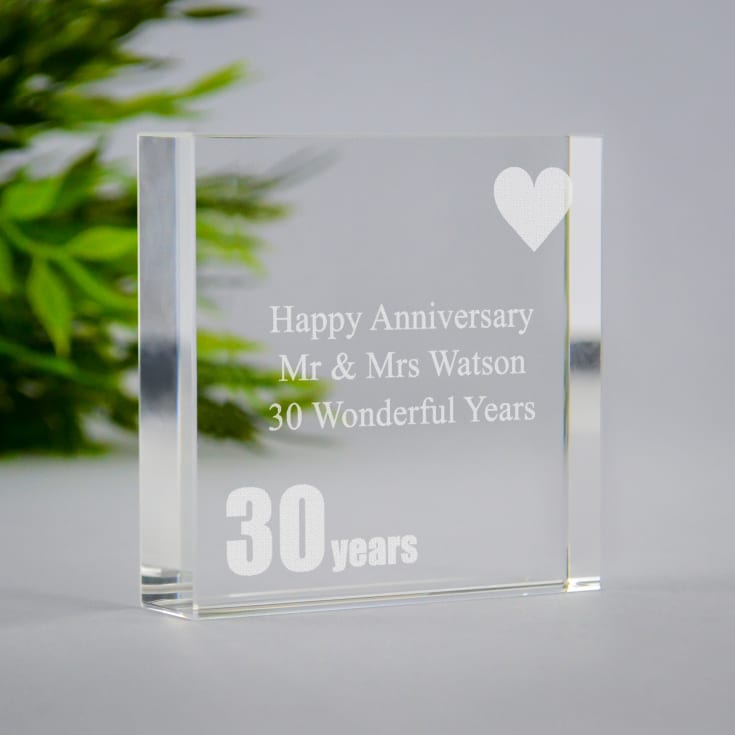 The Gift Experience 30Th (Pearl) Anniversary Keepsake - Wedding Anniversary Gifts - Pearl
