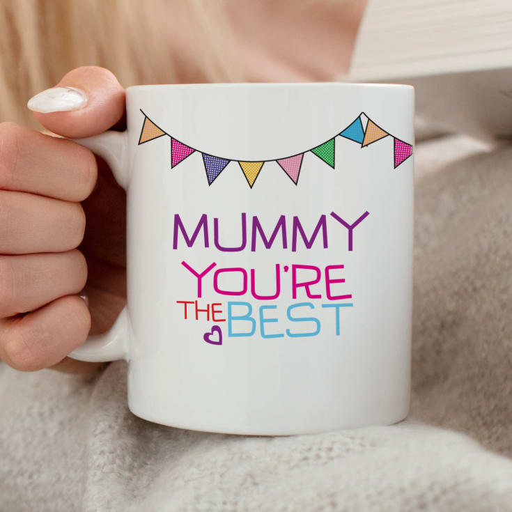The Gift Experience Pink The Best Mummy Personalised Mug | Mother's Day Gifts | Size: 10 Oz