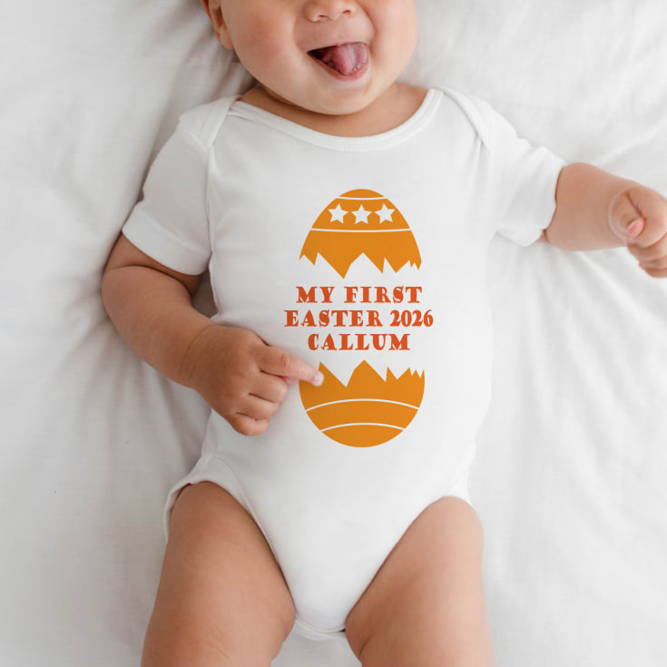 My First Easter Personalised Baby Grow product image