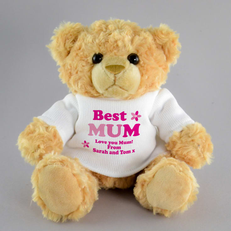 Personalised Best Mum/Mummy Teddy Bear product image