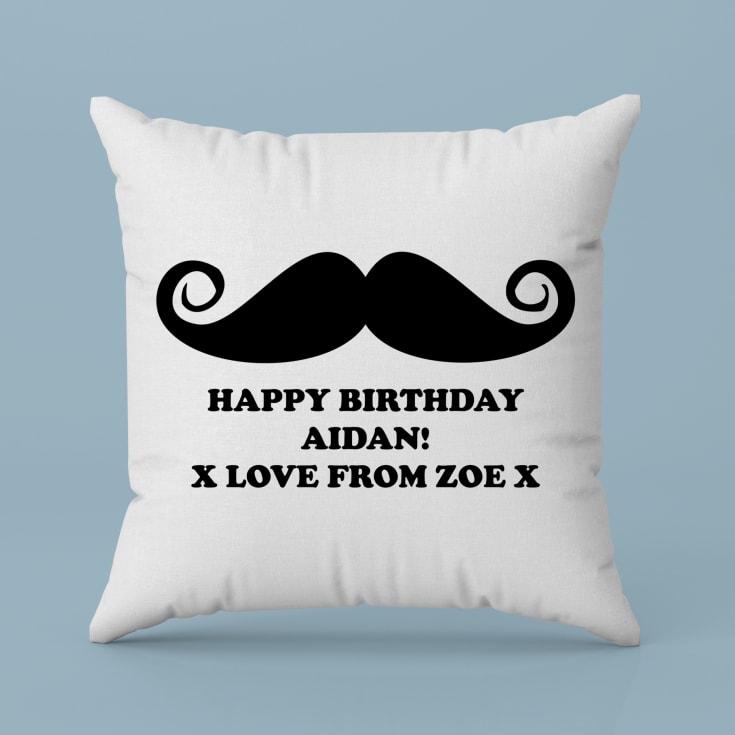 Personalised Moustache Cushion product image