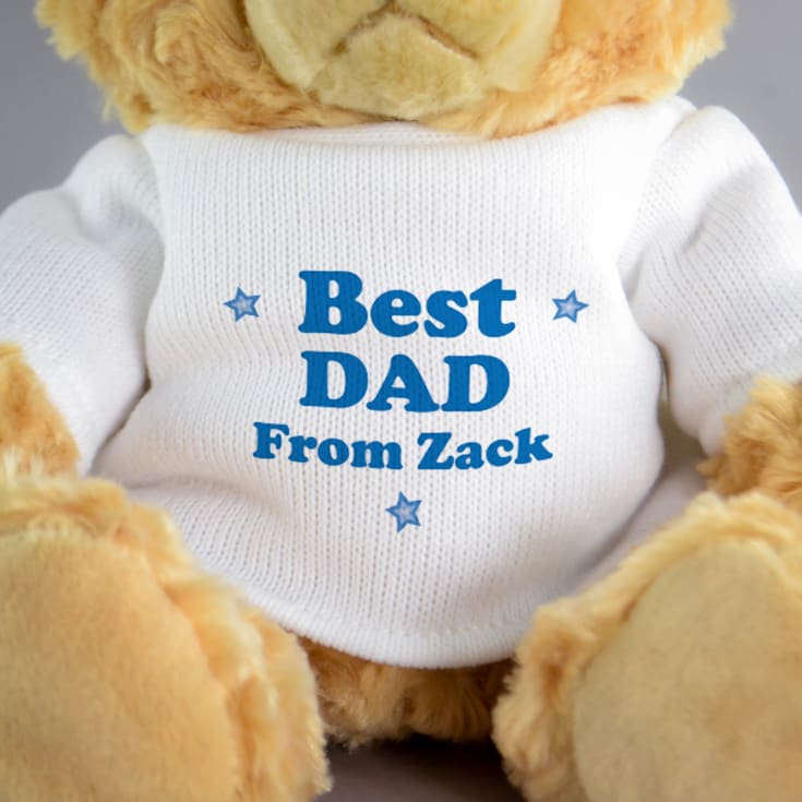 Personalised Best Dad/Daddy Teddy Bear product image