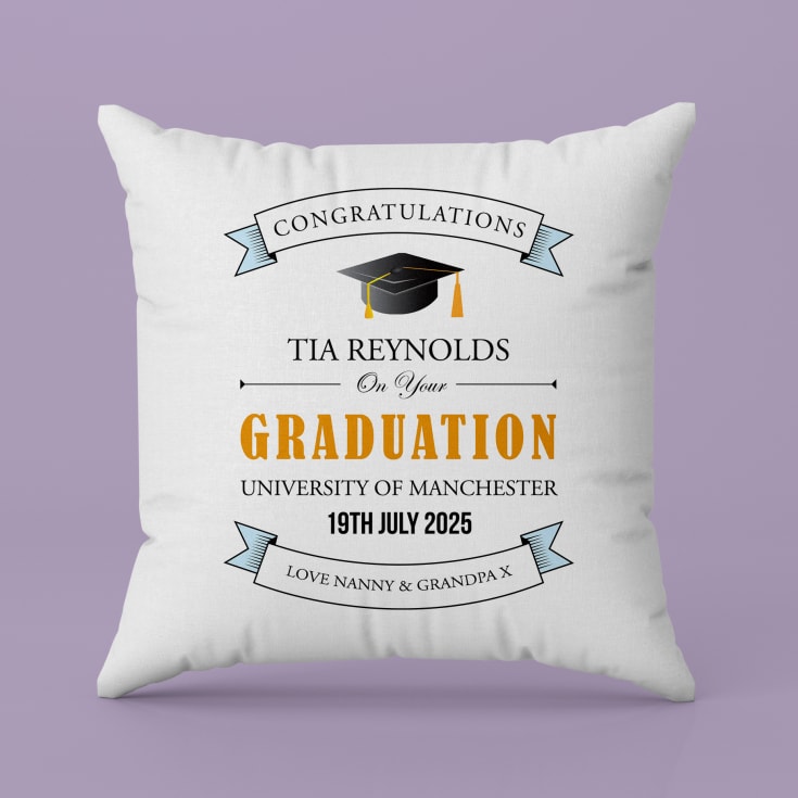 Personalised Graduation Cushion product image