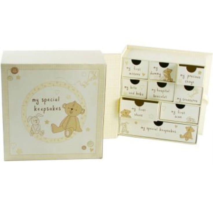 Baby Keepsake Box with Drawers product image