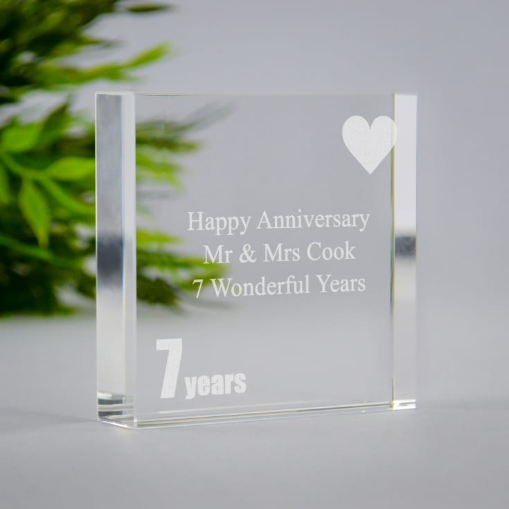 The Gift Experience 7Th (Wool) Anniversary Keepsake - Wedding Anniversary Gifts - Wool
