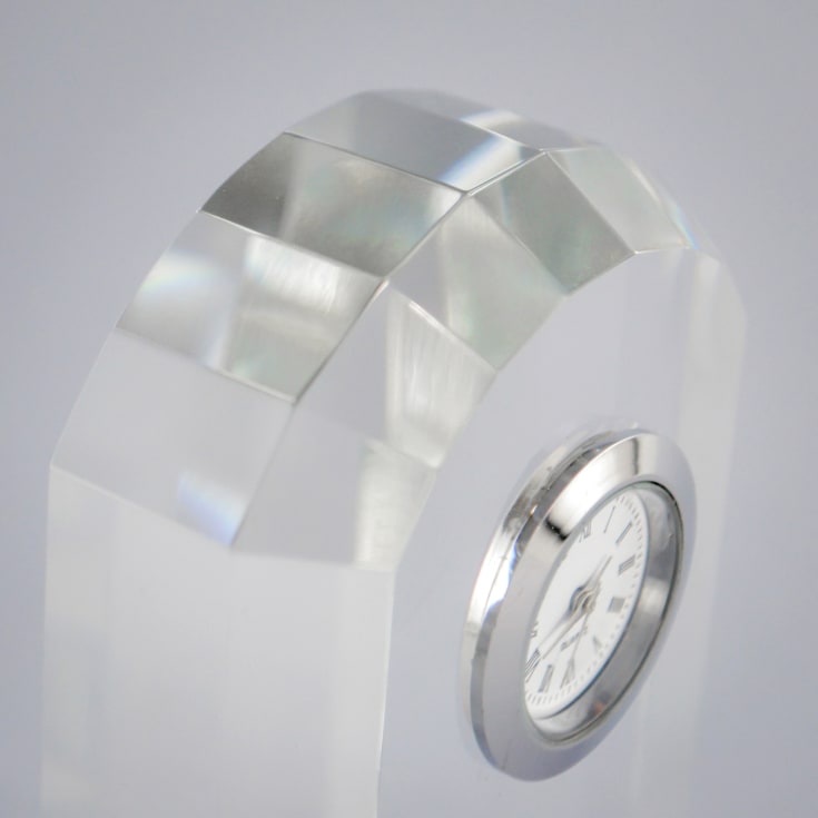 Engraved Diamond Wedding Anniversary Mantel Clock product image