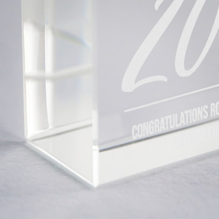 Personalised Class Of Graduation Glass Keepsake product image