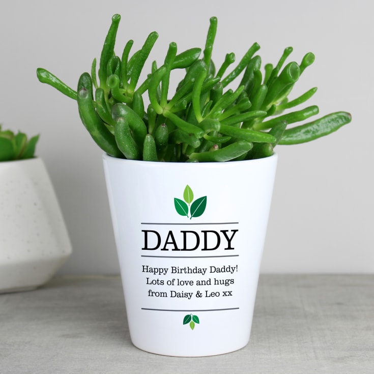 Personalised Daddy Plant Pot product image