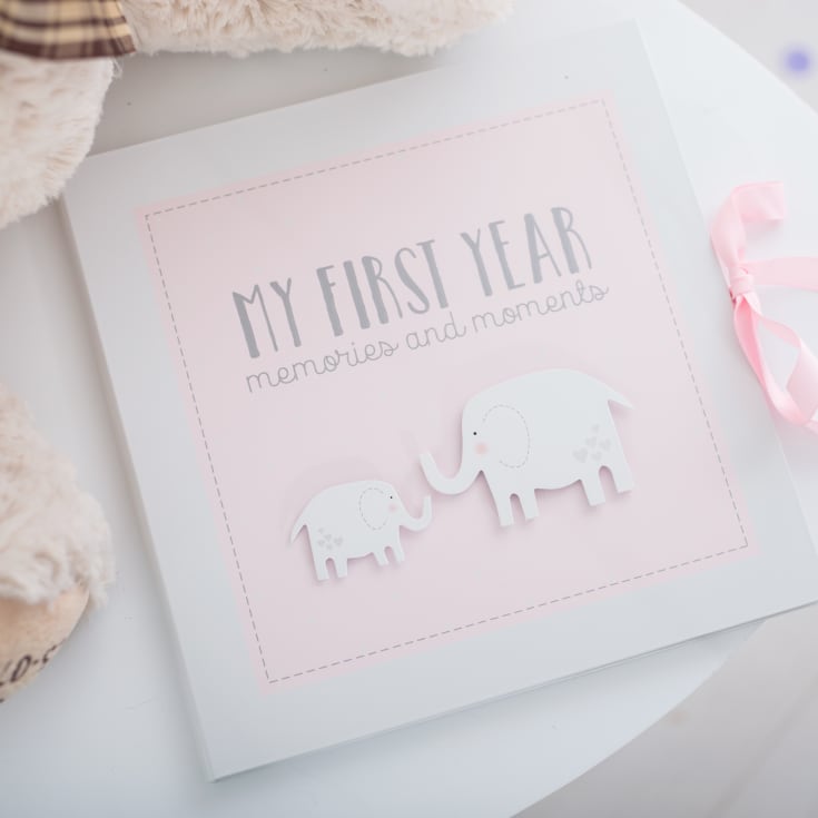 The Gift Experience Pink My First Year Record Book