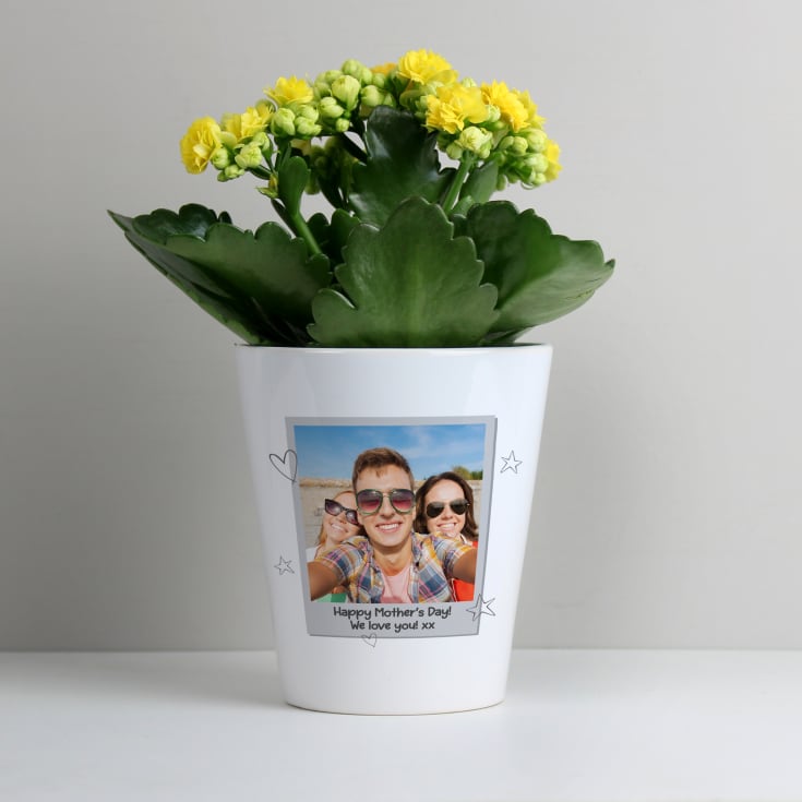 Personalised Photo Upload Plant Pot product image