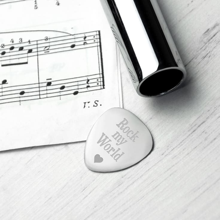 Personalised Romantic Plectrum product image