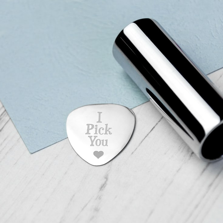 Personalised Romantic Plectrum product image