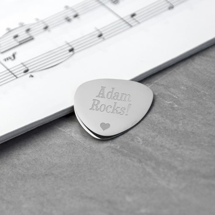 Personalised Romantic Plectrum product image