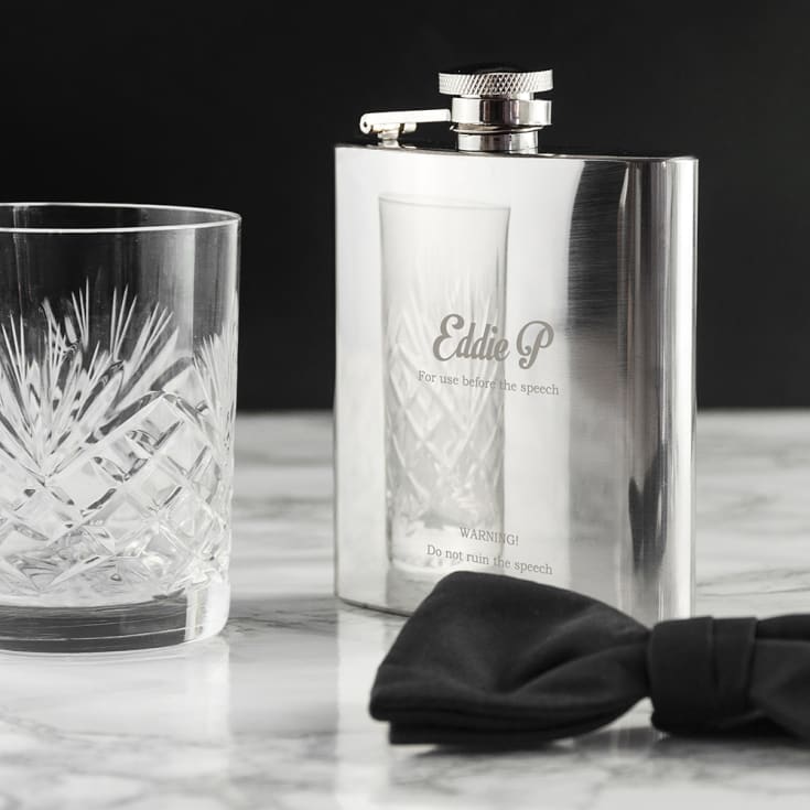 The Gift Experience Best Man The Speech Hip Flask