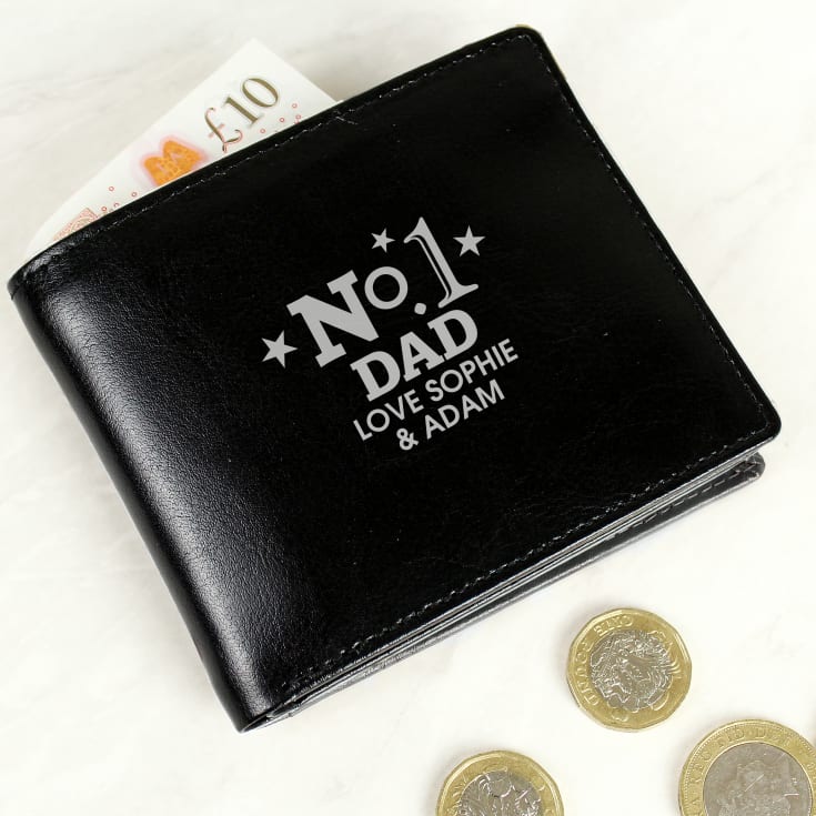 Personalised No.1 Leather Wallet product image