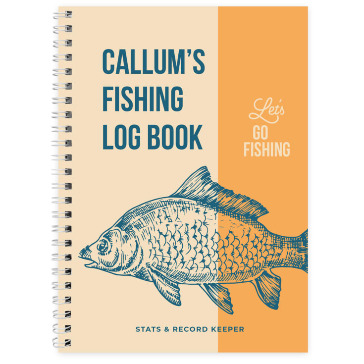 Personalised A5 Fishing Log Book product image