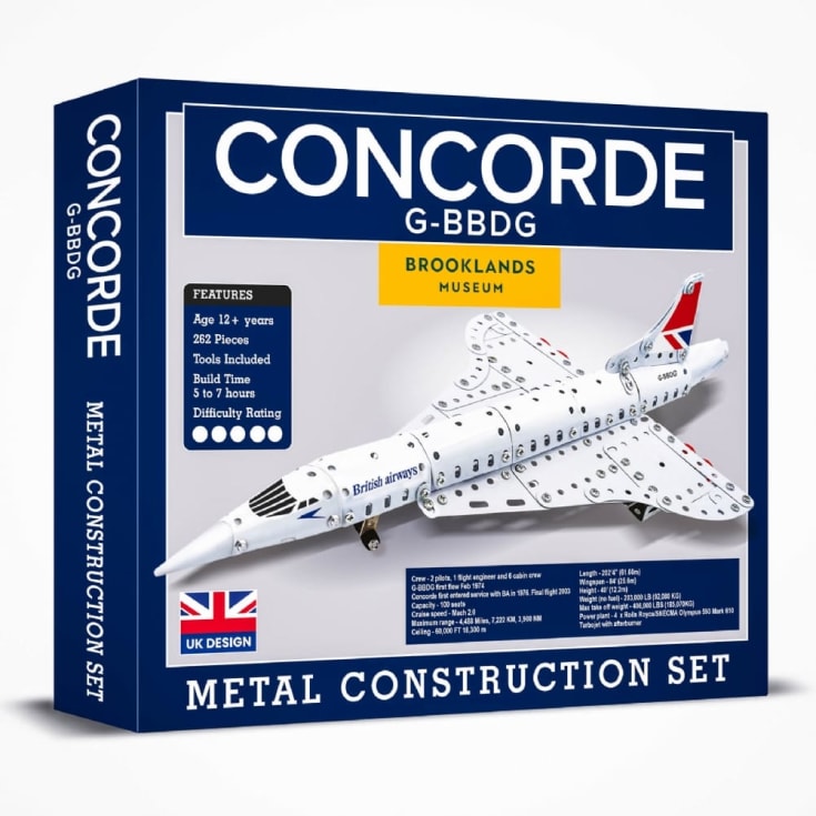 The Gift Experience Concorde Model Construction Set Anniversary Gifts For Him