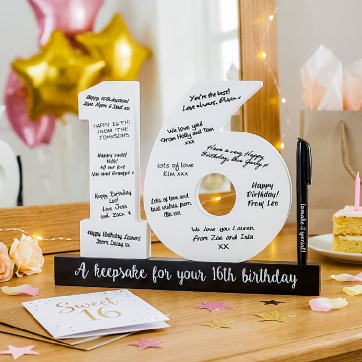 16th Birthday Signature Number product image