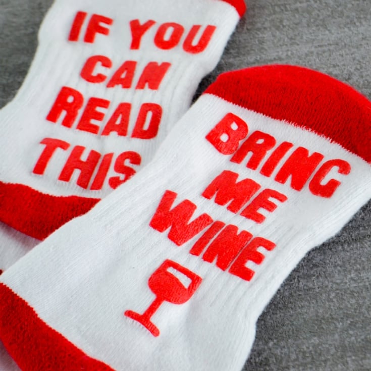 Bring Me Wine Socks product image