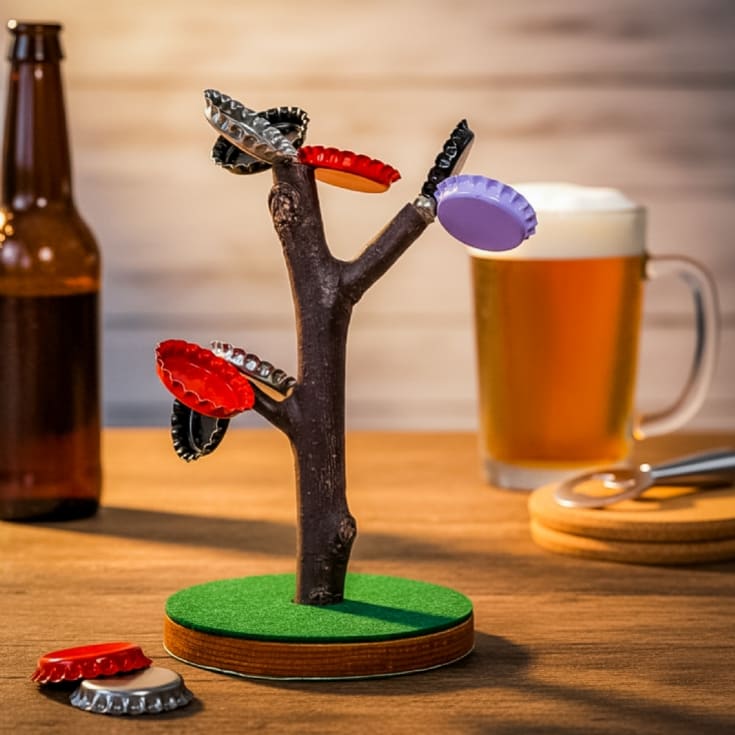 Magnetic Beer Bottle Cap Tree product image